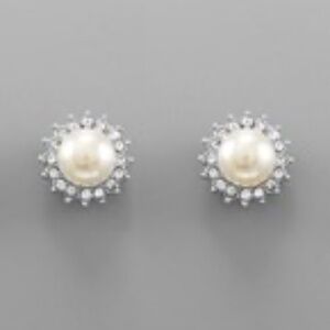 Pearl & Crystal Earrings